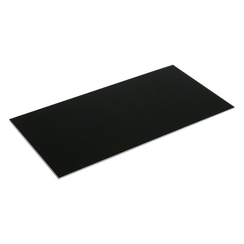 Hoja de metal de aluminio negro, placa de aluminio anodizado negro 5052,  placa de chapa de aluminio anodizado negro de 406X570X1.0.197 in, placa de