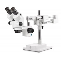 Microscopio trinocular StereoBlue con doble brazo