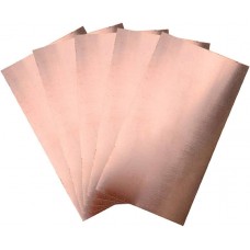 Placas de cobre mate (610x305x0.5mm)